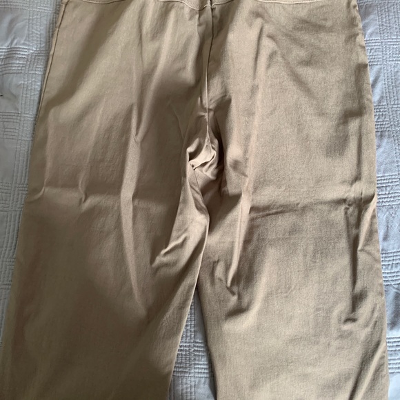 Addition Elle Cropped Khaki/Tan Pants - Picture 3 of 3